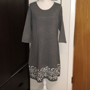 Fun Fit and flare sweater dress